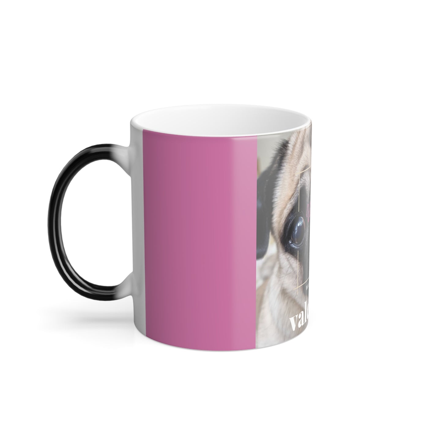 Valentine Pug Mug, 11oz