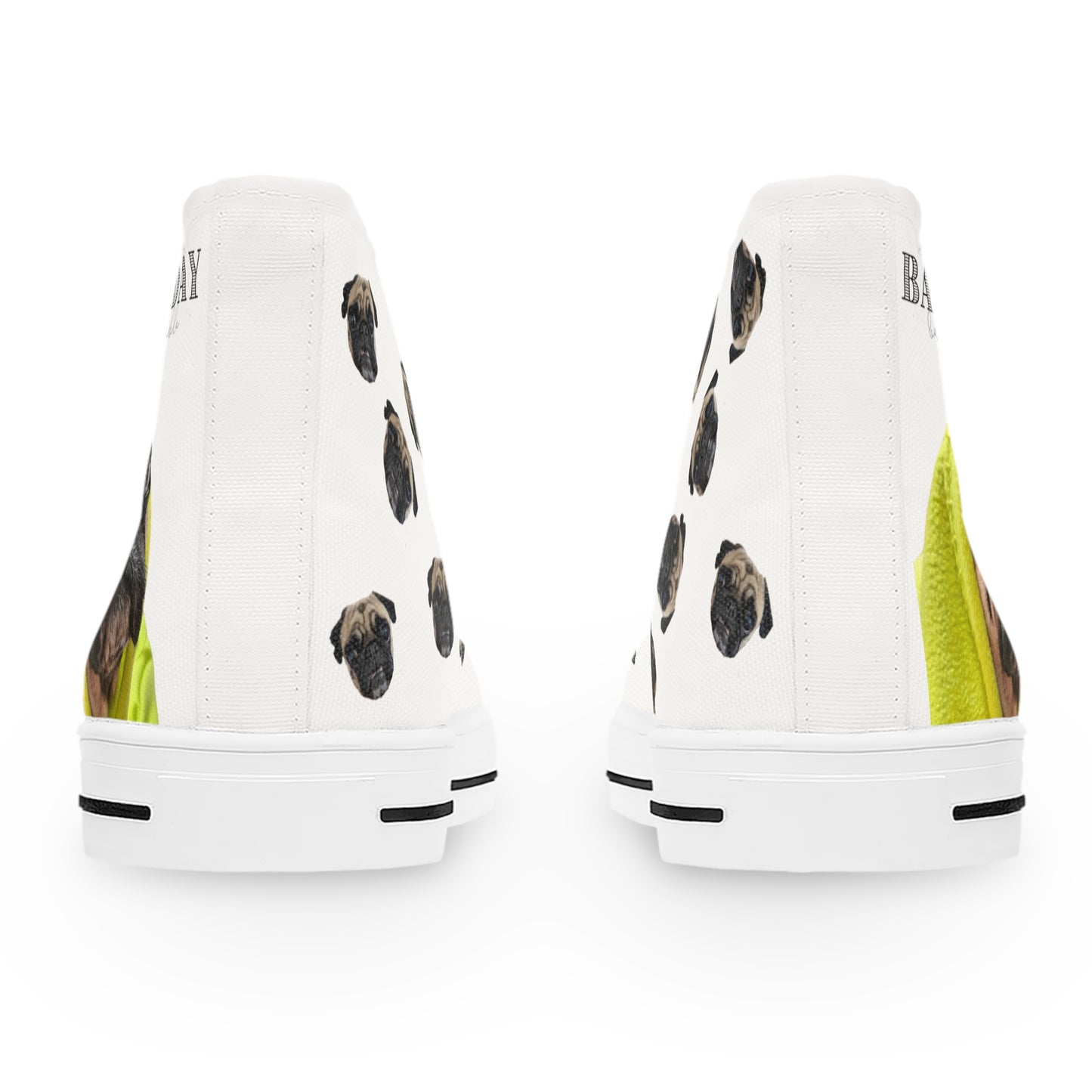 Women's High Top Pug Sneakers